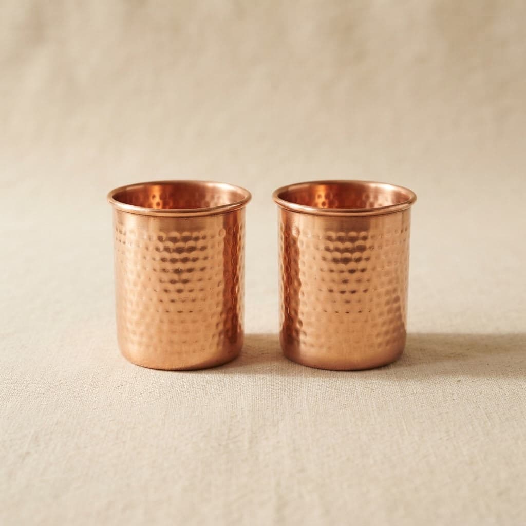 Copper Cup Set (Set of 2)