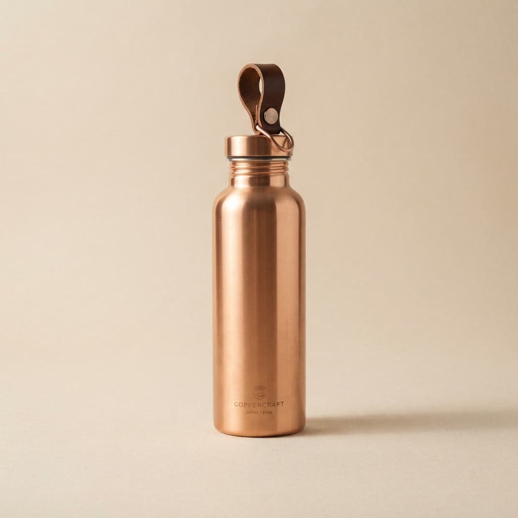 Travel Copper Bottle 600ml