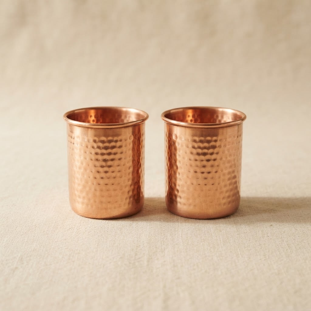 Copper Cup Set (Set of 2)